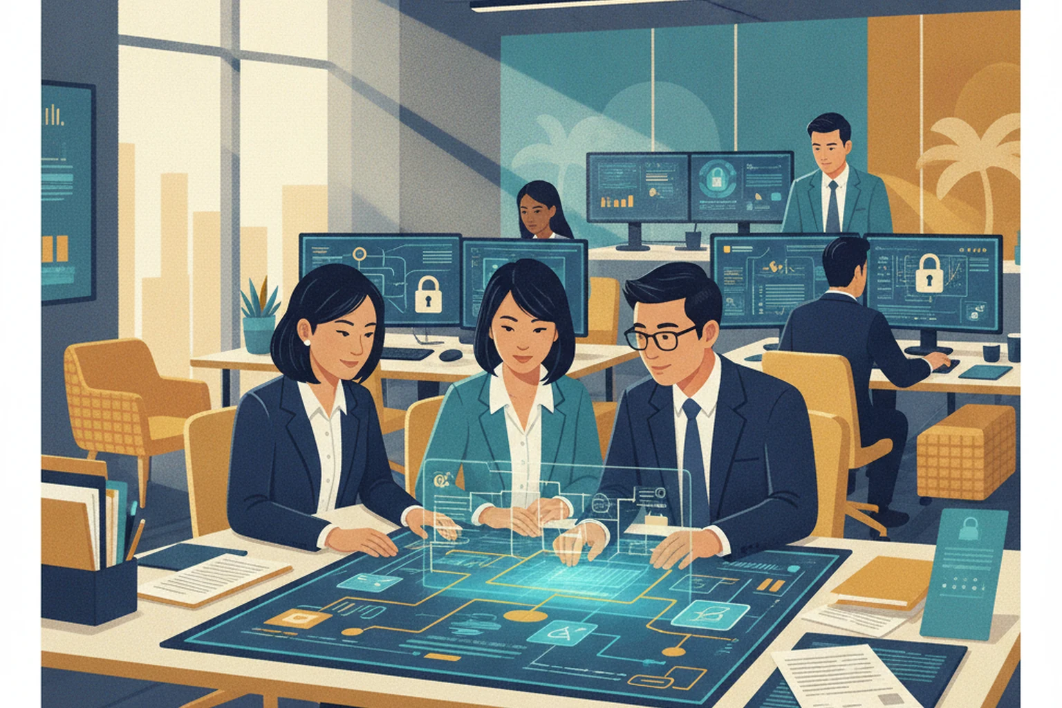 Research Brief: Outbound Calling Operations Access Governance editorial illustration