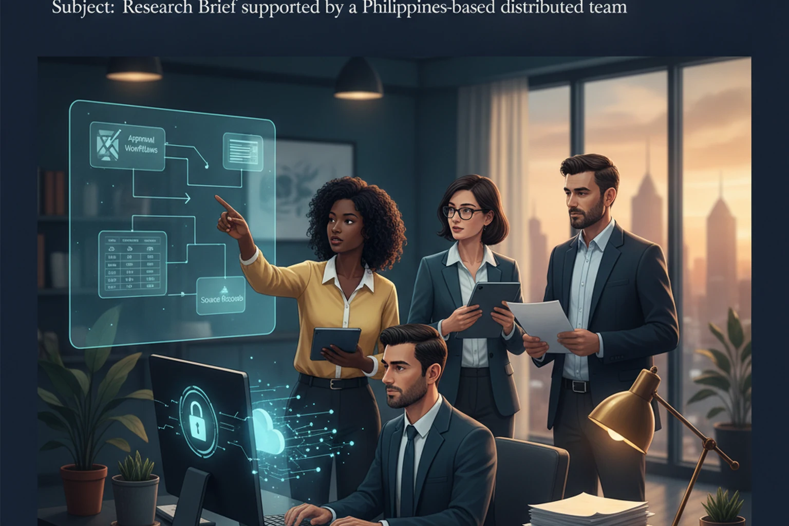 Research Brief: Outbound Calling Operations Review Consistency editorial illustration