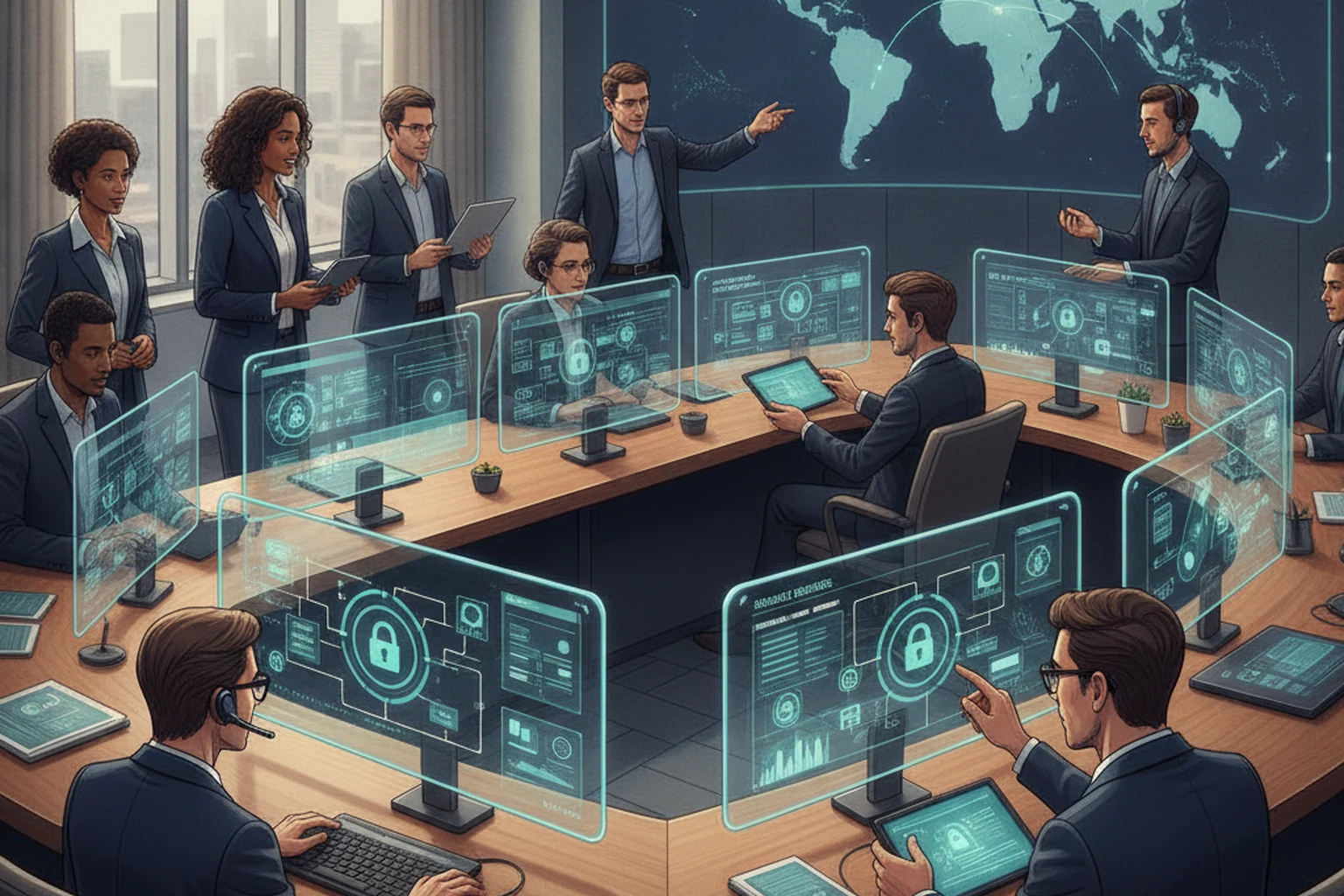 Outbound Calling Operations: Weekly Decision Brief editorial illustration