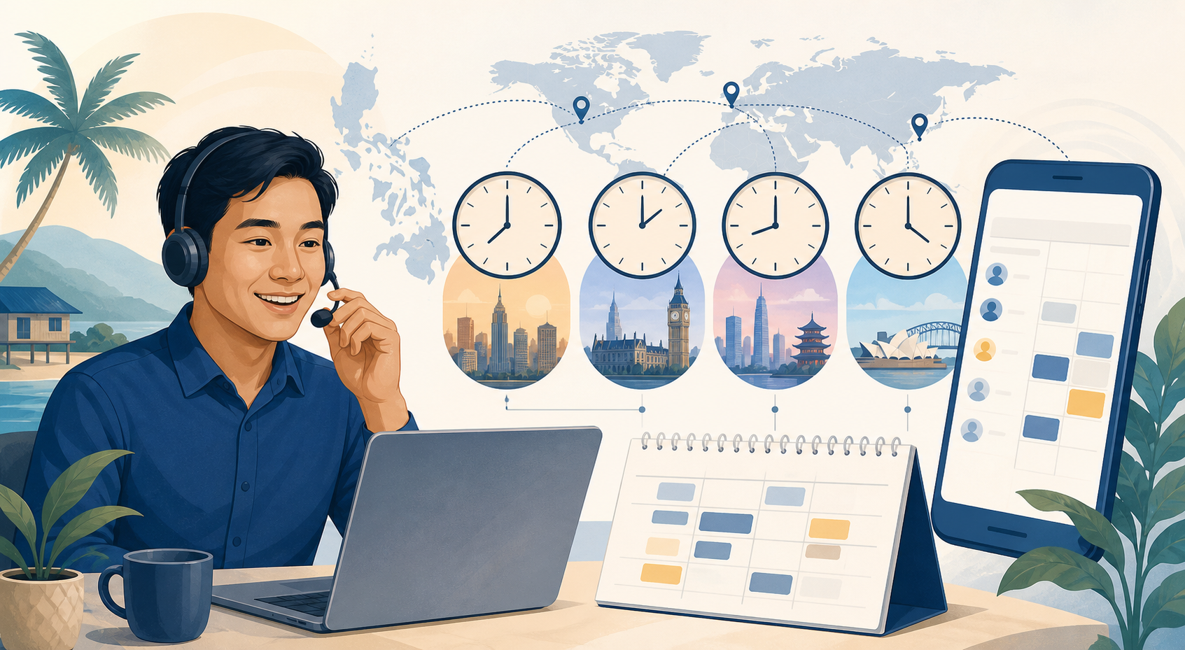 Lead qualification problem statement context editorial illustration
