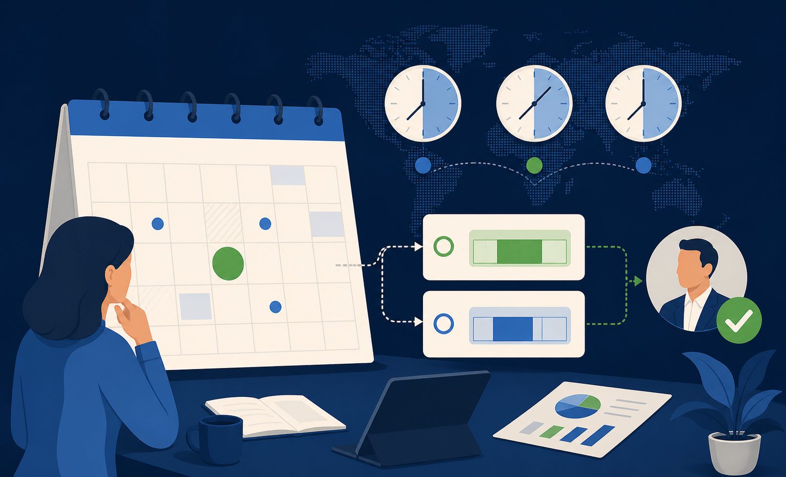 Outsourced callers research workflow
